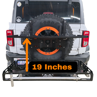 Jeep Wrangler JL (2018-2026) Cargo Carrier & Bike Rack | rucRak Grunt