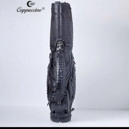 Luxury Crocodile Skin Leather Golf Bag Men's