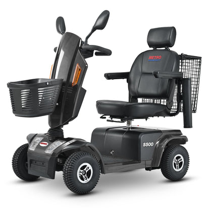 S500-Black Heavy Duty Mobility Scooter
