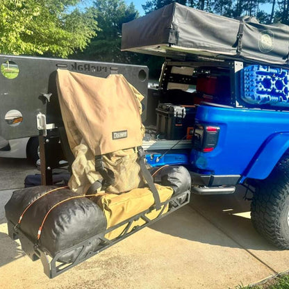 Swing Away Hitch Cargo Carrier & Bike Rack for SUVs, Trucks & RVs | rucRak GUNNY