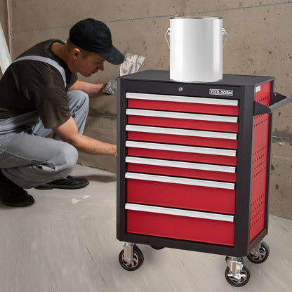 7-Drawer Rolling Tool Chest with Locking Wheels