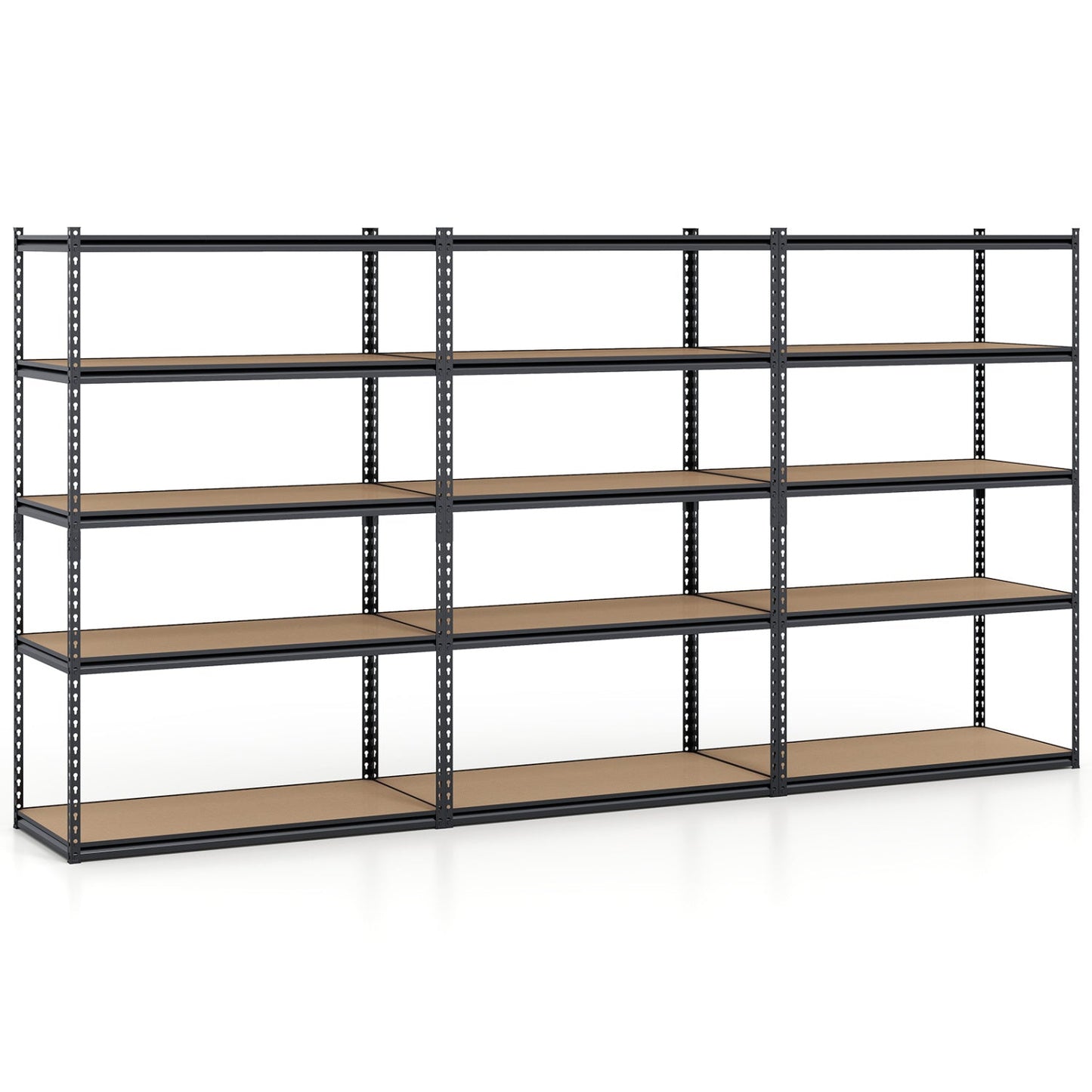 5-Tier Heavy Duty Garage Shelving Unit - 2200 LBS Capacity