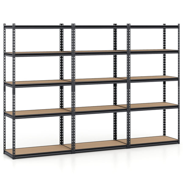 5-Tier Garage Shelving Unit 2200 LBS Metal Storage Shelves Adjustable Utility Rack