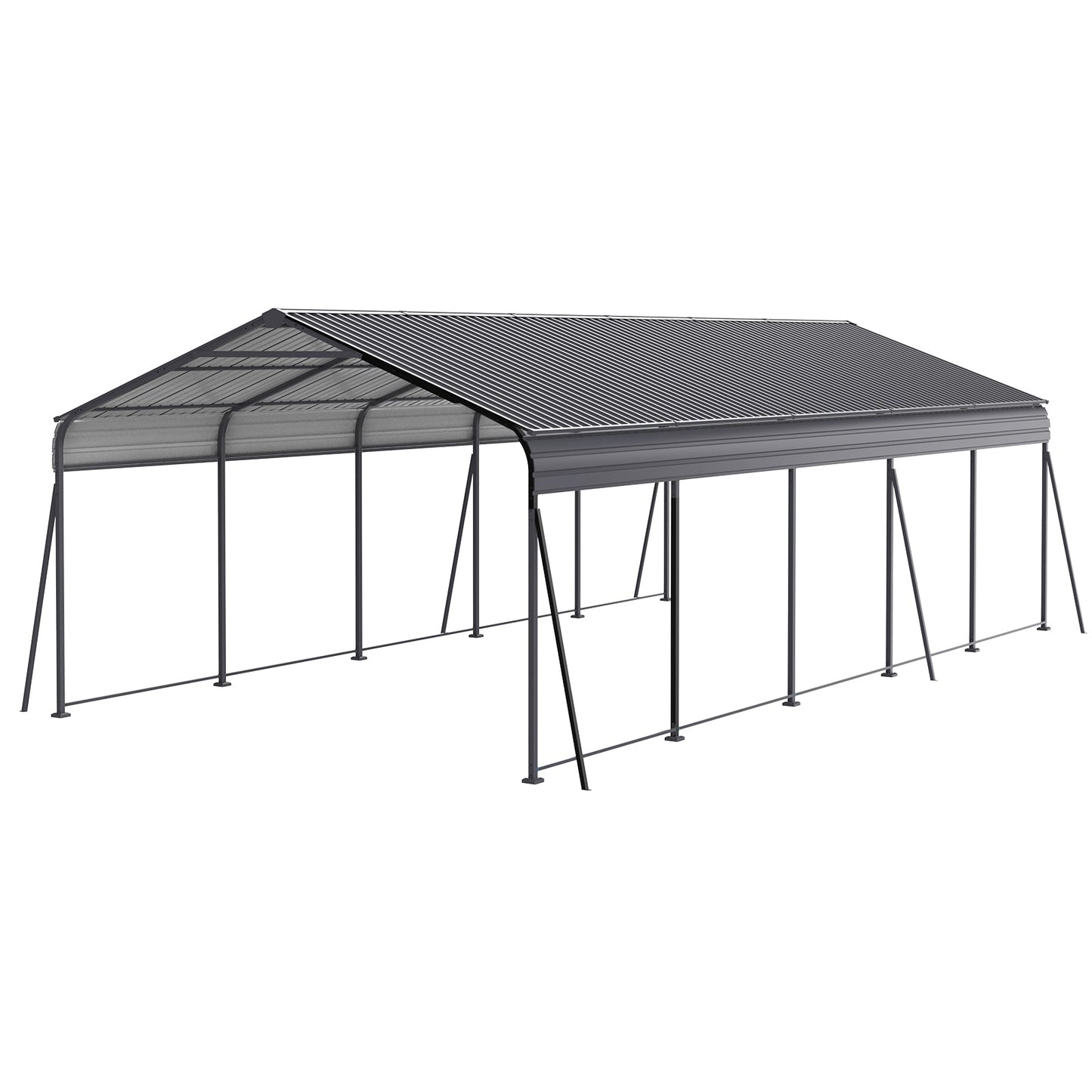 Heavy Duty Metal Carport 13 × 26.5 FT