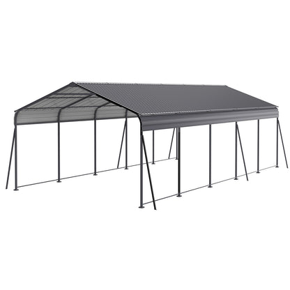 Heavy Duty Metal Carport 13 × 26.5 FT
