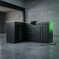 ApexForge Shadowline Pro Modular Garage Cabinet System — Studio Shot