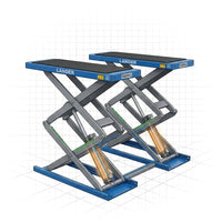 Automotive Scissor Lift Engineered for Professional Use, Twin-Scissor Design, Synchronized Hydraulics, 5,500 Lb — How It Works