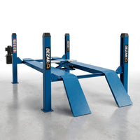 Dezar Skyline 4P Elite Four-Post Alignment Lift — Studio Shot