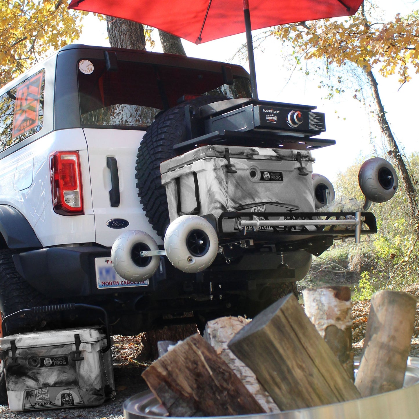 Bronco Raptor (2022-2026) Cargo Rack & Bike Carrier | rucRak Grunt