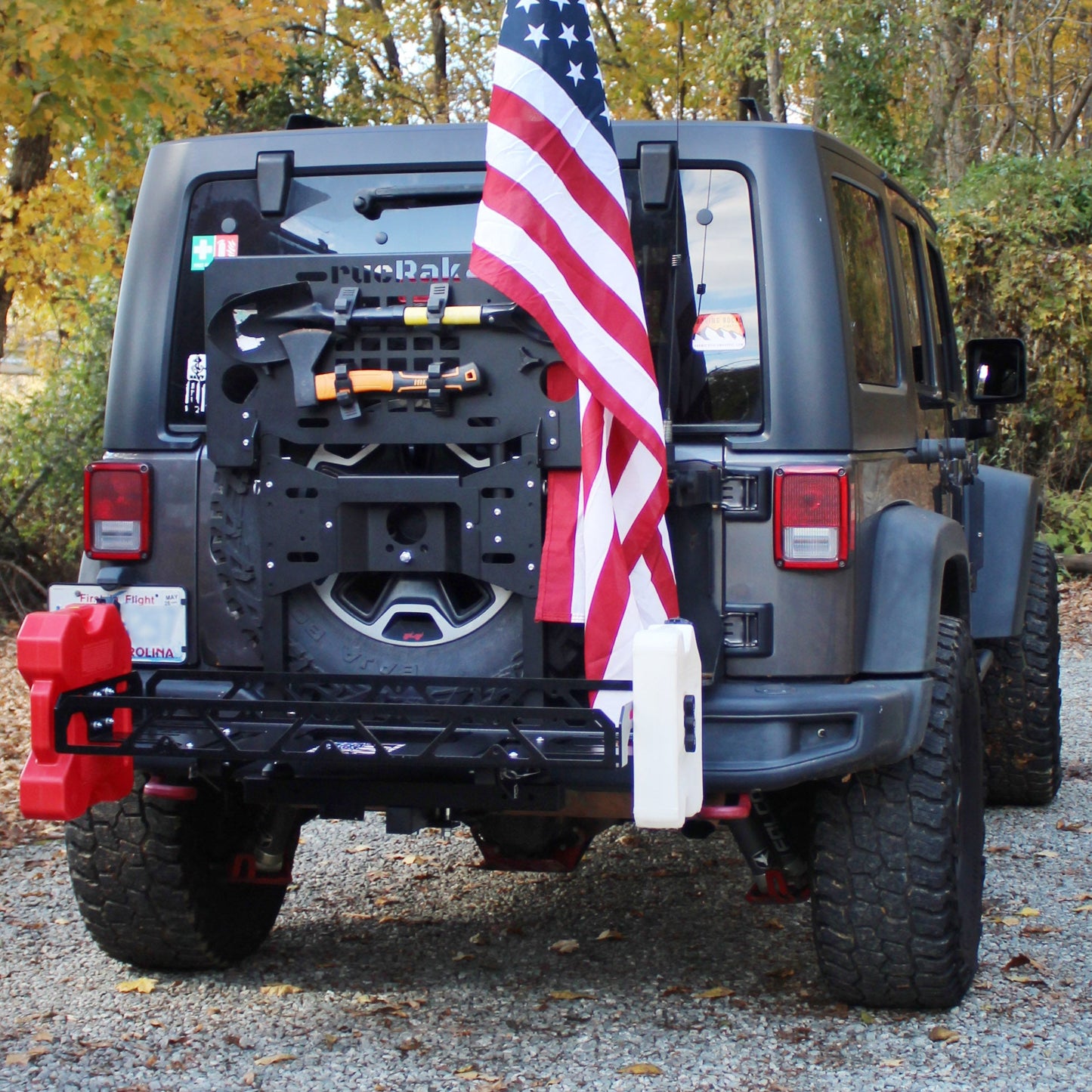 Jeep Wrangler JK (2007-2018) Cargo Carrier & Bike Rack | rucRak GRUNT
