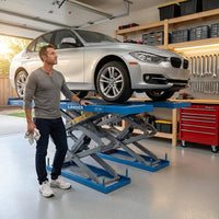 Lander ProLift S55 Low-Profile Scissor Lift — Lifestyle