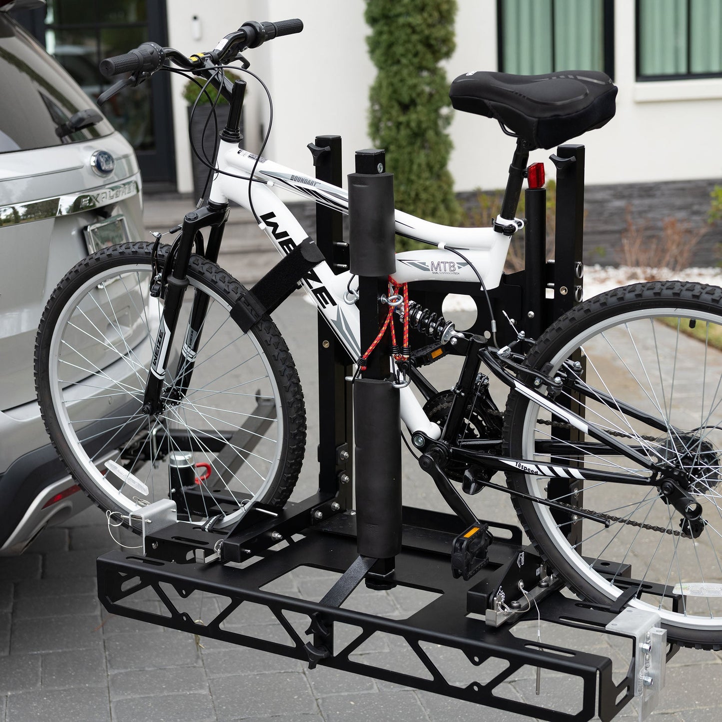 Swing Away Hitch Cargo Carrier & Bike Rack for SUVs, Trucks & RVs | rucRak GUNNY