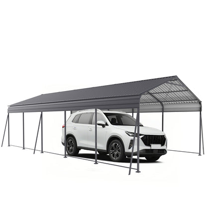 Heavy Duty Metal Carport 13 × 26.5 FT