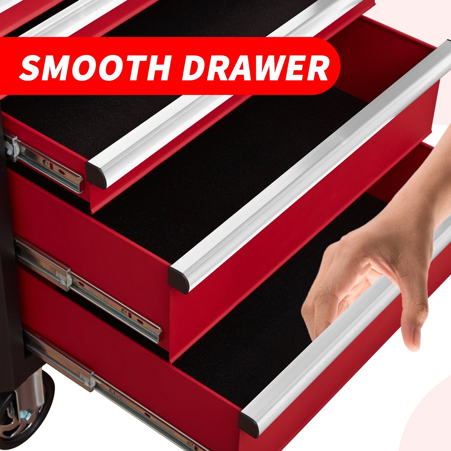 7-Drawer Rolling Tool Chest with Locking Wheels