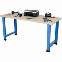 Heavy Duty Work Bench Built for Professional Use, Powder-Coated Steel Frame, Scratch-Resistant Top