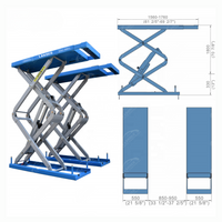 Automotive Scissor Lift Engineered for Professional Use, Twin-Scissor Design, Synchronized Hydraulics, 5,500 Lb