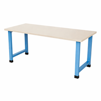 Heavy Duty Work Bench Built for Professional Use, Powder-Coated Steel Frame, Scratch-Resistant Top