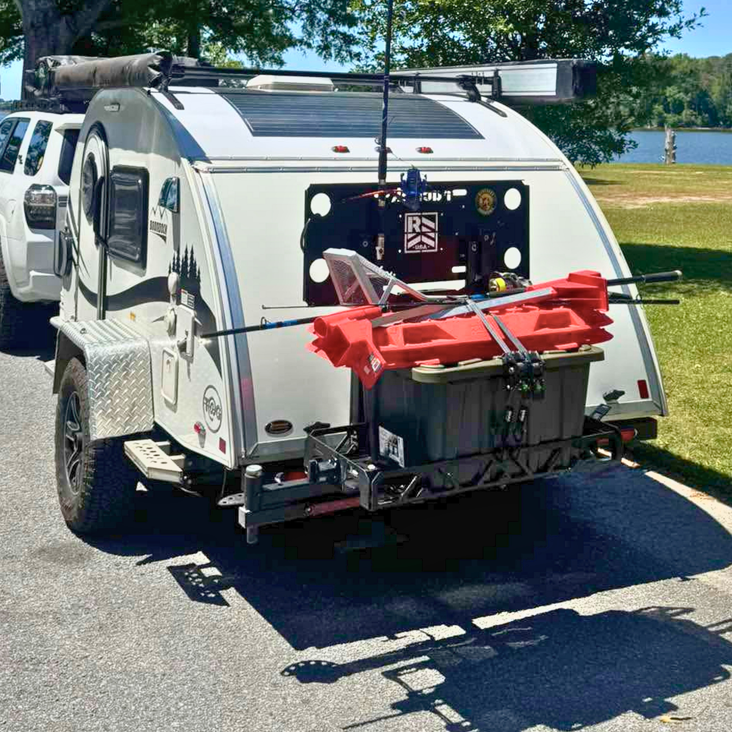Swing Away Hitch Cargo Carrier & Bike Rack for SUVs, Trucks & RVs | rucRak GUNNY