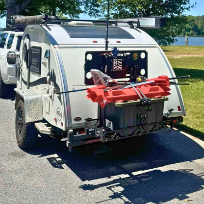 Swing Away Hitch Cargo Carrier & Bike Rack for SUVs, Trucks & RVs | rucRak GUNNY
